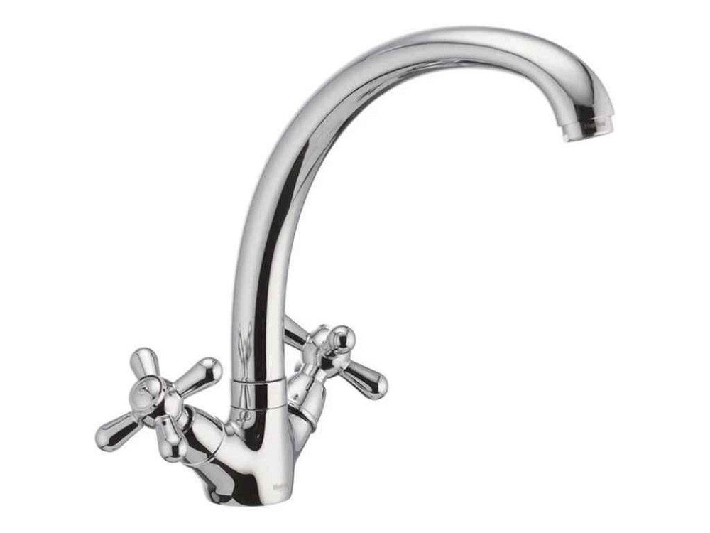 Змішувач на мийку хром DOMINOX 273 ГАЙКА ТМ HAIBA Київ - фото 1
