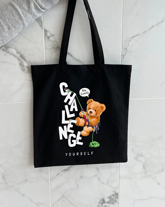 Екошопер BookOpt ВК4059 Teddy Bear (Challenge) чорний Київ - фото 5