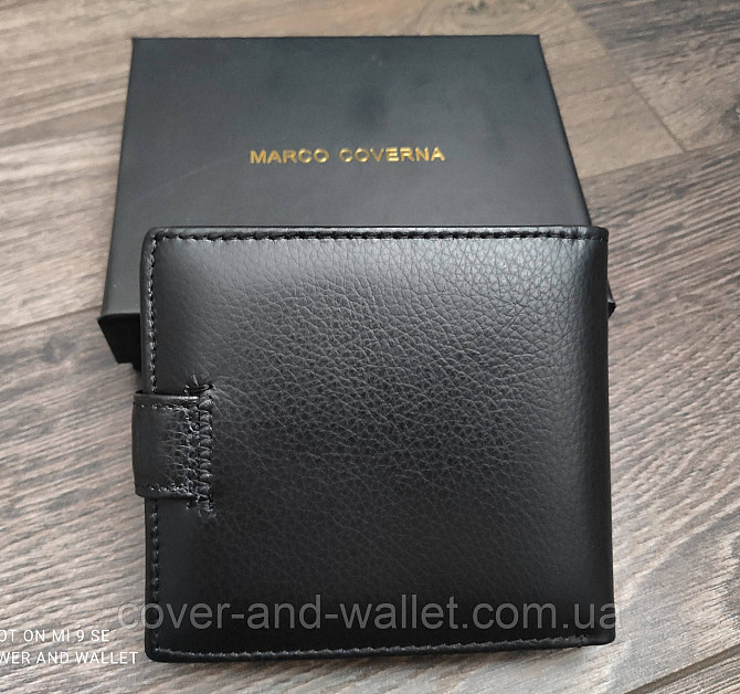 Классический мужской кошелек из натуральной кожи на много карточек Marco Coverna 107 Киев - изображение 6