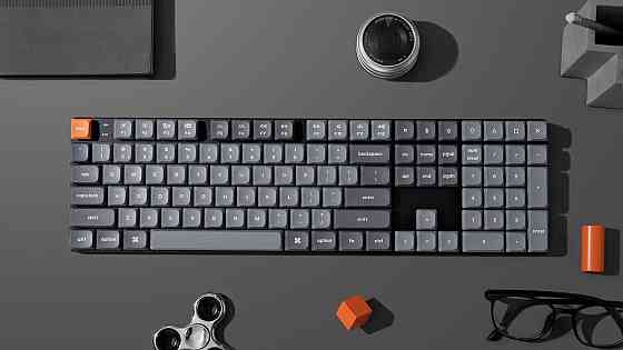 Клавіатура бездротова Keychron K5 Max, Gateron MX 2.0 Brown, Hot-Swap, RGB UA Black (K5M-H3-UA) ( 22247 ) Харьков
