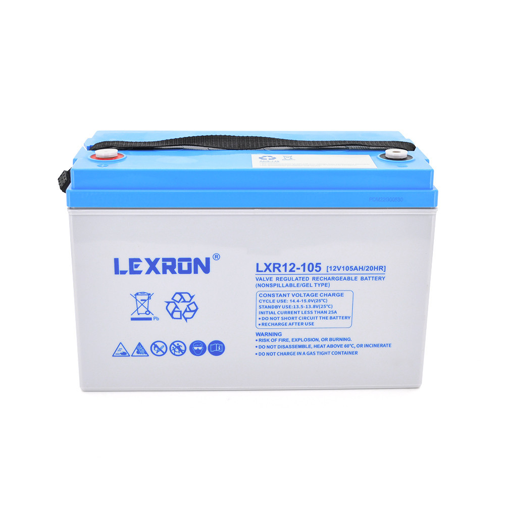 Аккумуляторная батарея Lexron LXR12-105 GEL 12V 105AH DEEP CYCLE (330 x 171 x219) 30 kg Киев - изображение 2