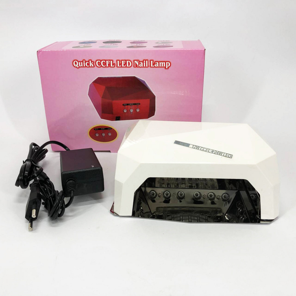 Лед лампа для гель лака UV LAMP CCF+LED, Сушилка обычного ногтей, Профессиональная сушка для гель лака YC-29 Львов - изображение 7