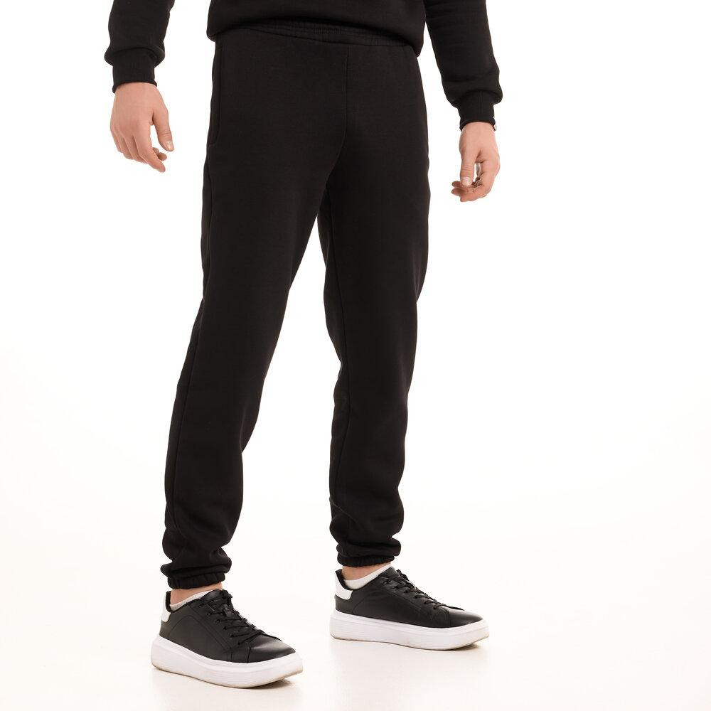 Чоловічі штани джогери з кишенями чорні Pobedov 007 ЗИМА Київ - фото 1