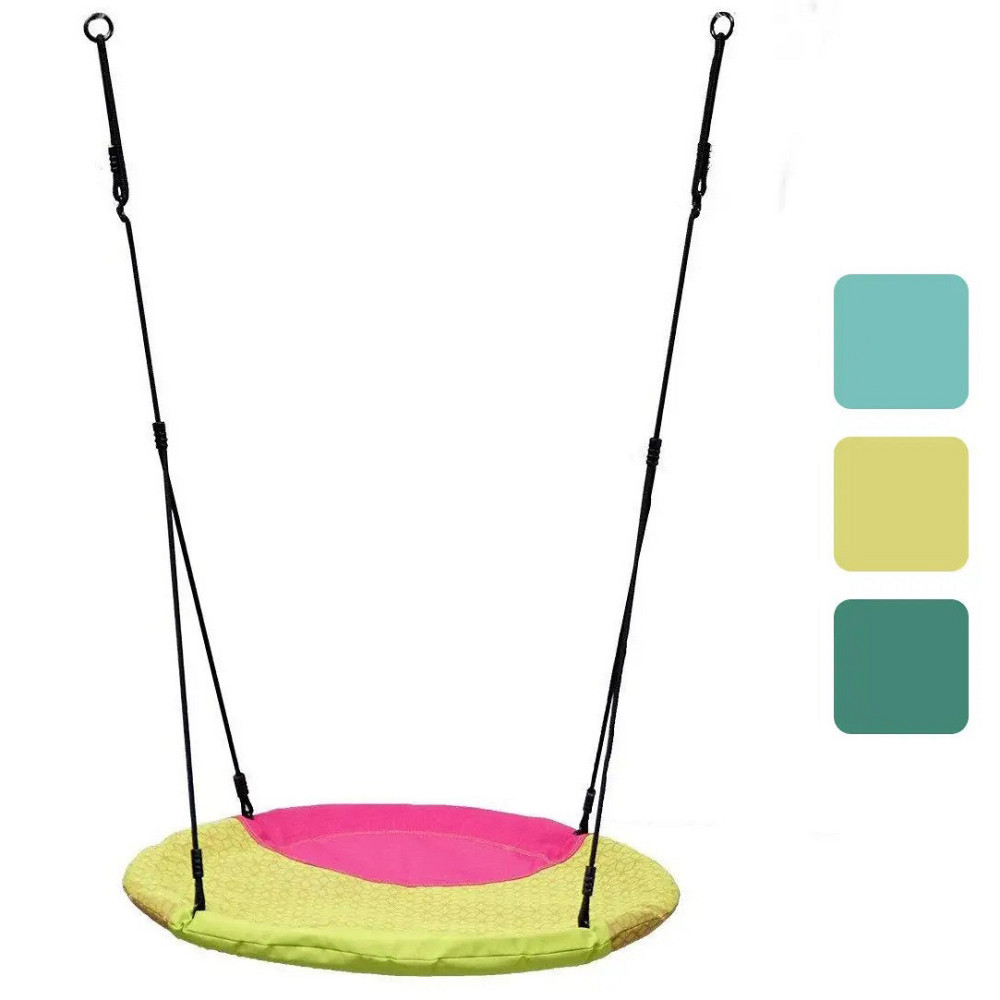 Гойдалка дитяча підвісна Гніздо KBT Winkoh Бельгія для дітей Лаймовий Київ - фото 1