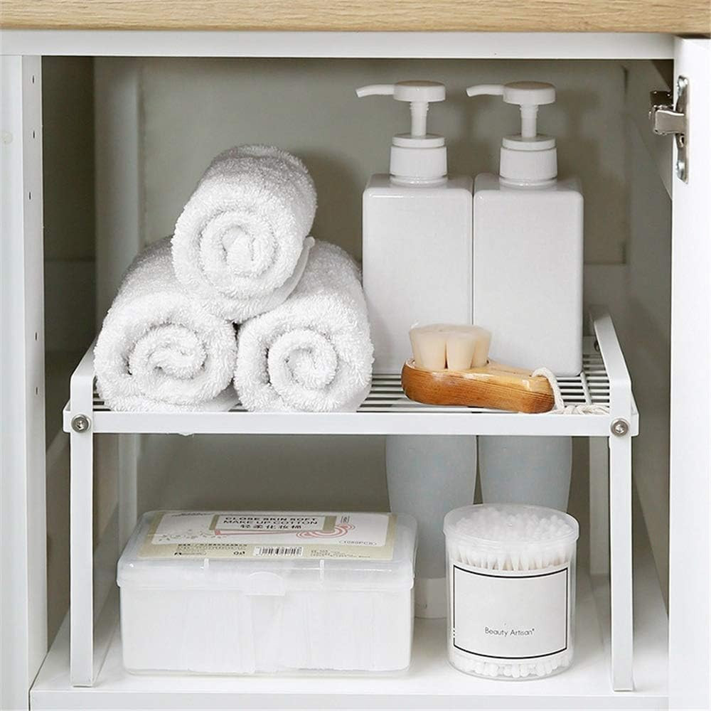 Кухонная дополнительная полочка, подставка, стеллаж в шкаф металлическая 33см White Винница - изображение 3