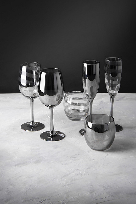 Набор бокалов Luminarc Delice Graphite, 6х160 мл (6995351) Киев - изображение 2