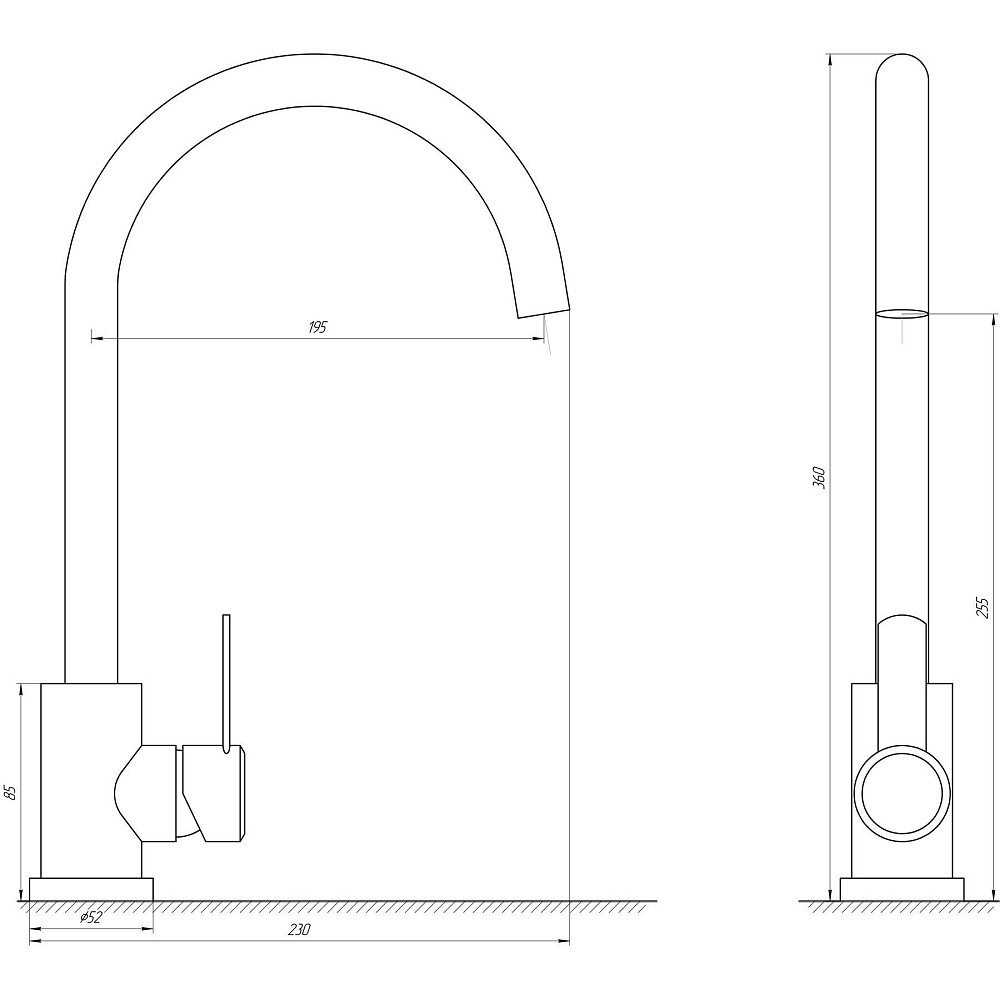 Змішувач для кухні MixMIRA WIEN MS2-203S-MOD-BB Тернопіль - фото 4