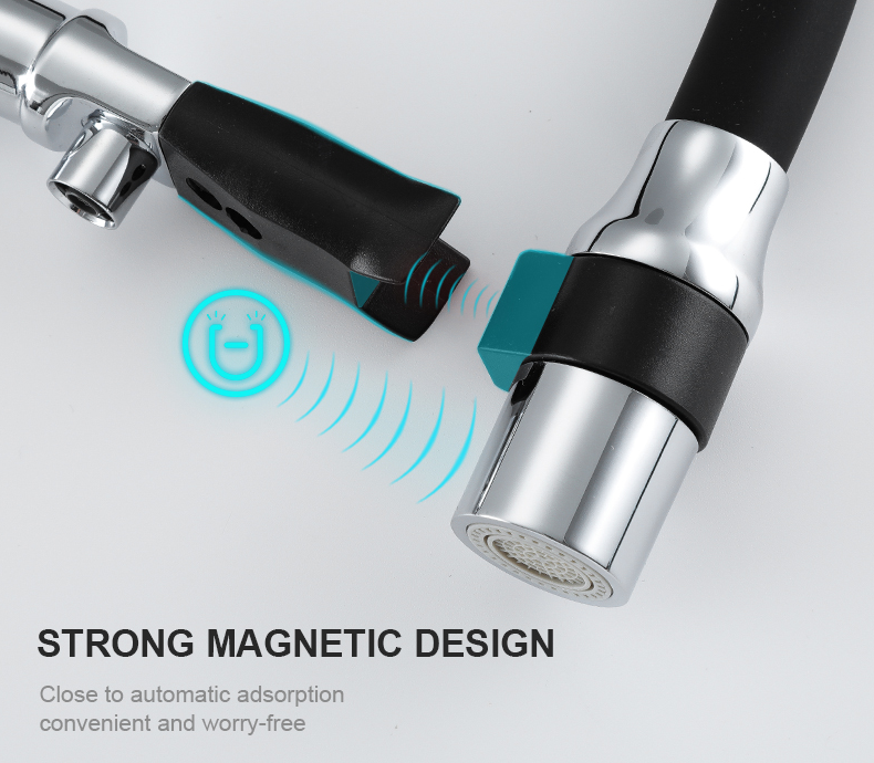 Кухонний змішувач KOER KB-72006-01 із силіконовим виливом та виходом для питної води (KR3379) Чернівці - фото 4