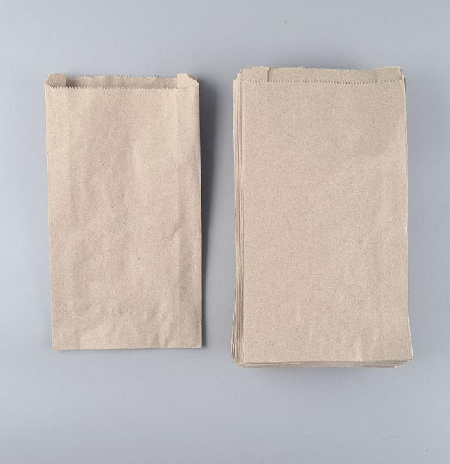 Бумажные пакеты саше крафт бурий, 160х50х300, 40г/м2 (100 шт) Харьков - изображение 1