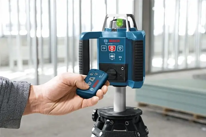 Професійний ротаційний лазерний нівелір BOSCH GRL 300 HVG Professional : зелений промінь, оригінал (0601061700) Київ - фото 8