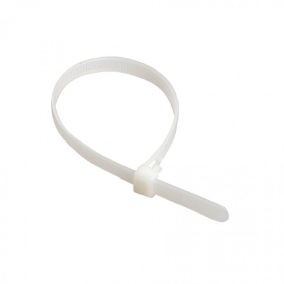 Хомут пластиковий 7,6*500мм білий 100шт/уп INEGVA Житомир - изображение 1