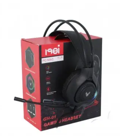 Ігрові навушники GH-01 Gaming LED з мікрофоном, RGB-підсвічуванням і стереозвуком для геймерів Одеса - фото 7