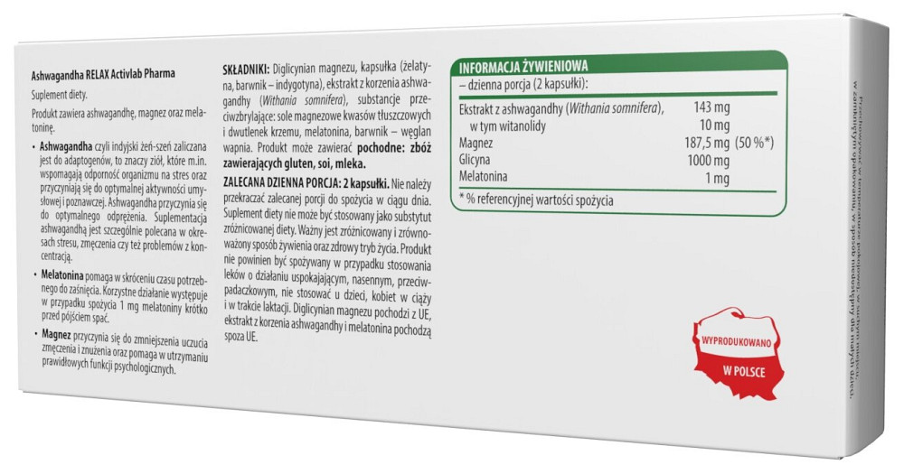 Экстракт ашваганды Activlab Ashwagandha Relax 60caps Луцк - изображение 2