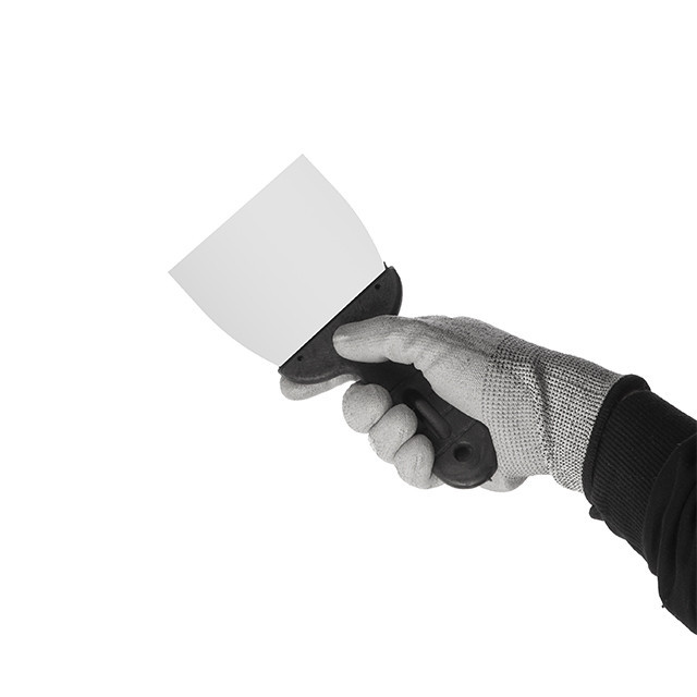 Шпатель із нержавійної сталі, 100 мм INTERTOOL KT-2100 Київ - фото 3