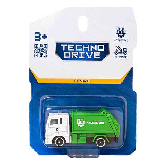 Автомодель дитяча Сміттєвоз TechnoDrive 250241CG-2 масштаб 1:64 Вінниця