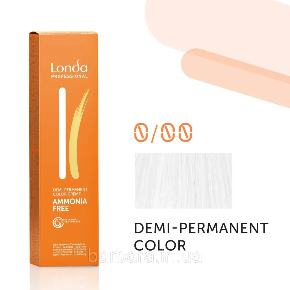 Тонуюча безаміачна фарба для волосся Londа Demi-Permanent Color 0/00 чистый тон Киев - изображение 1