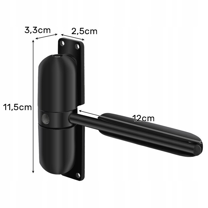 Автоматичний Доводчик дверей і воріт з важелем до 60 кг Malatec (25075) Нововолинськ - фото 6