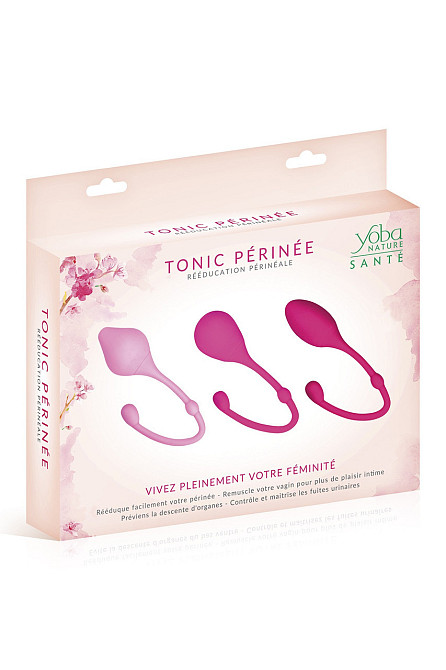 Набір вагінальних кульок SET 3 STAGE KEGEL BALL PINK Sex Aura Київ - фото 1