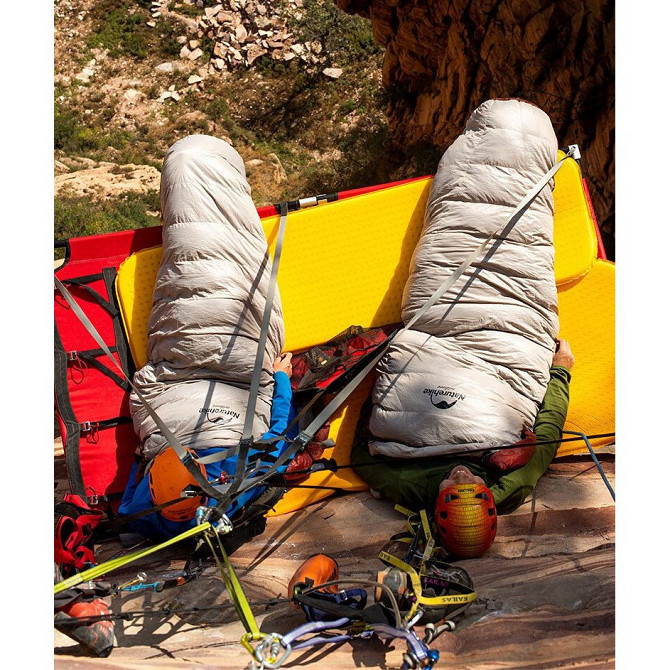 Спальник з натуральним пухом Naturehike Snowbird NH20YD001, p-р L, коричневий 980 г Киев - изображение 10