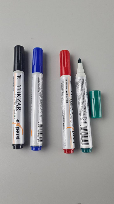 Набір Маркерів No TZ-5551-4-K (4 кольори: синій.чорний.червоний.зелений, картон.) (1 пачка) Харків - фото 2