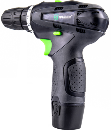 Акумуляторний шуруповерт Wuber 18В +2 батареї (Польща) Київ