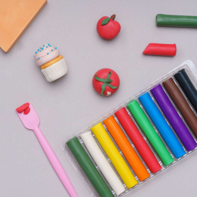 Пластилин Школярик Круглый 10 цветов 130 г (83812902-UA) Винница - изображение 3