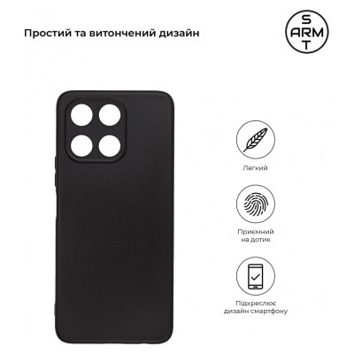 Чехол для мобильного телефона Armorstandart Matte Slim Fit Honor X6a Camera cover Black (ARM71060) Винница - изображение 3