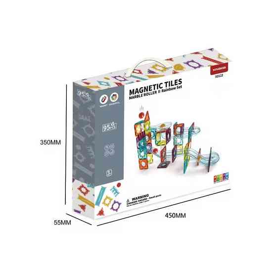 Конструктор магнітний лабіринт різнокольоровий на 95 деталей Київ