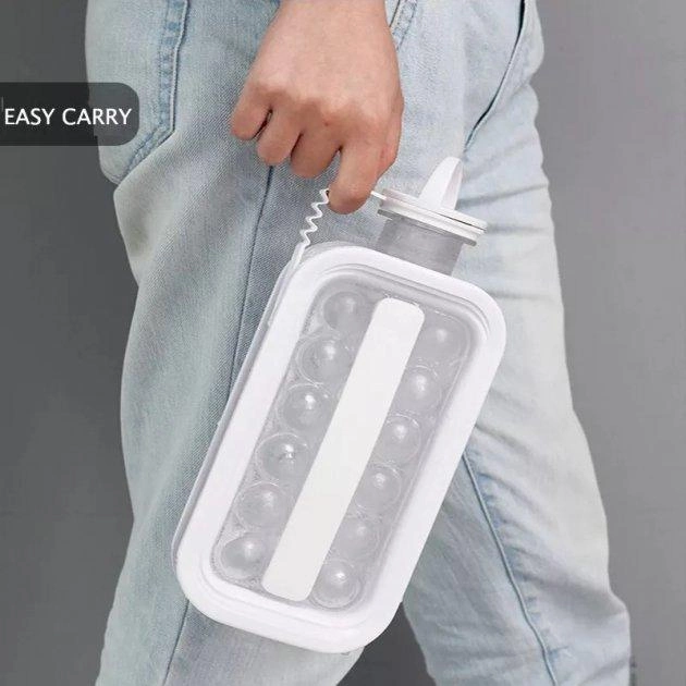 Силиконовая бутылка для льда на 17 шариков Белый Киев - изображение 10