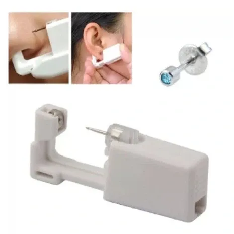 Пистолет для пирсинга ушей с сережкой в комплекте Киев