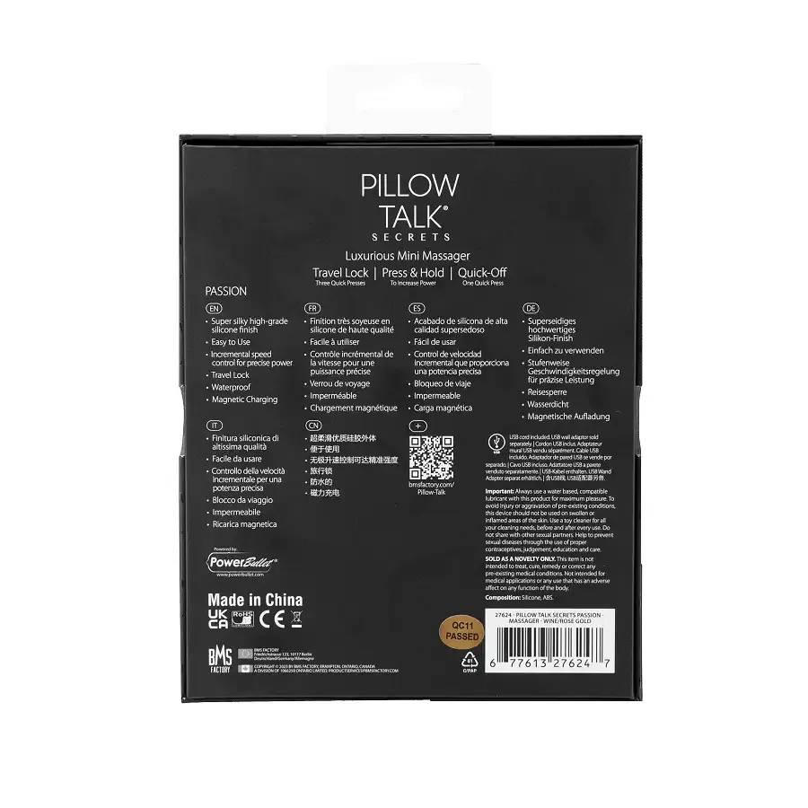 Кліторальний вібратор Pillow Talk Secrets - Passion - Clitoral Vibrator, 3 стимулюючі зони Львів - фото 8