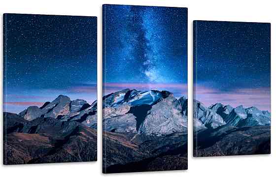 Модульная картина в гостиную / спальню  Зоряне сяйво Art-641_3 Киев