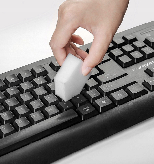 Чистяча чарівна губка меламінова 10х7 см Ruhhy (1702) Нововолинськ - фото 5