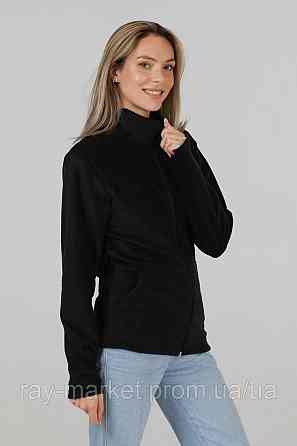 Кофта флісова на блискавці Ray Basic жіноча чорна (U0501W-Black) XXL Київ