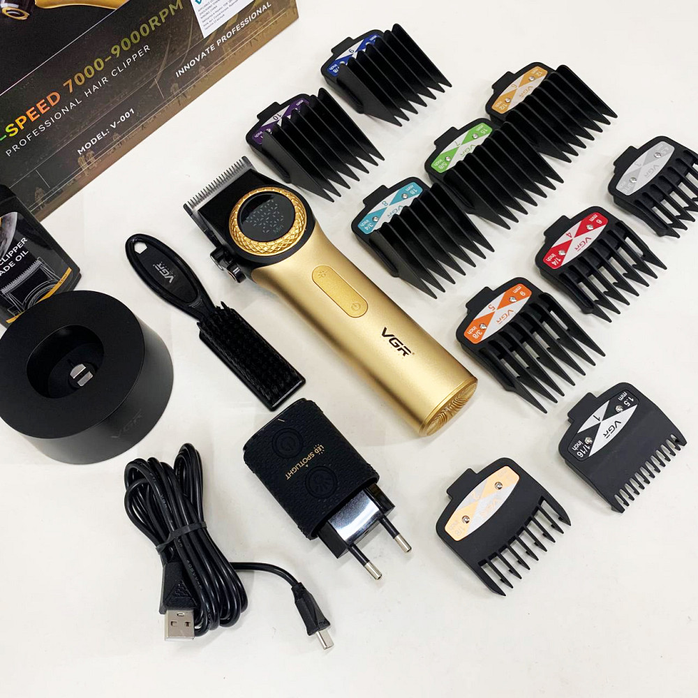 Універсальна машинка для стрижки голови та бороди, Електронна машинка для стрижки IA-11 Львів - фото 9