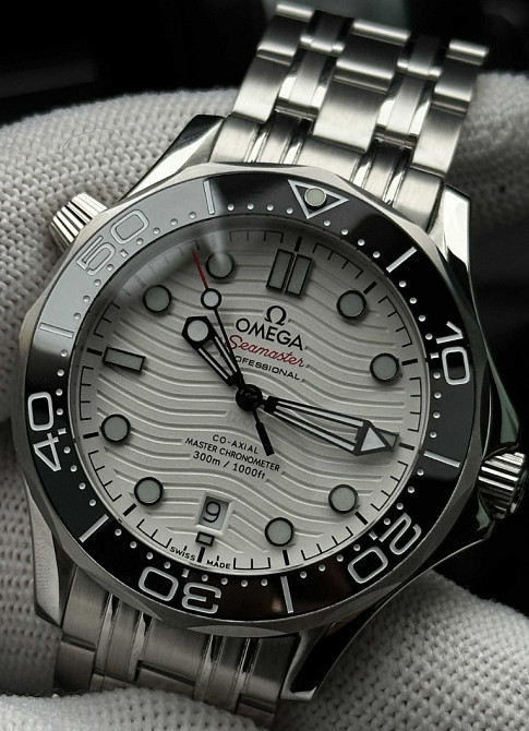 Швейцарський годинник Omega Seamaster White 300m. Харків - фото 4