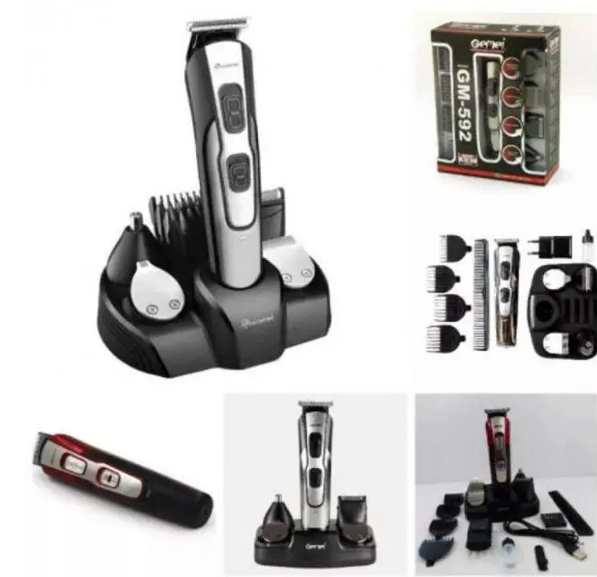Машинка для стрижки волос электрическая Gemei gm-592 триммер 10 в 1 машинки для стрижки волос и бороды PT Одесса - изображение 10
