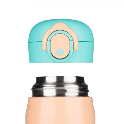 Поильник-непроливайка Yes Термос Fusion 500 мл, персиковый (708206) Винница - изображение 3