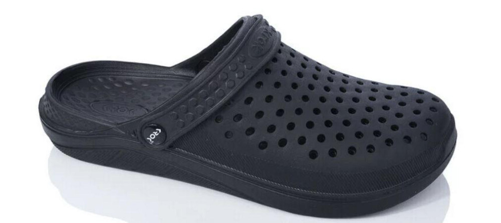 Мужские кроксы черные сабо полномерные много дырок Одесса - изображение 3