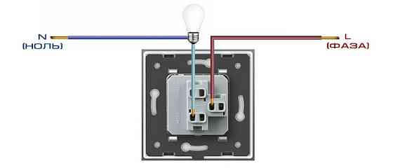 Вимикач універсальний 1-клавішний Livolo білий скло 250В 10А (VL-С7FCMKS-2WP) Коломыя