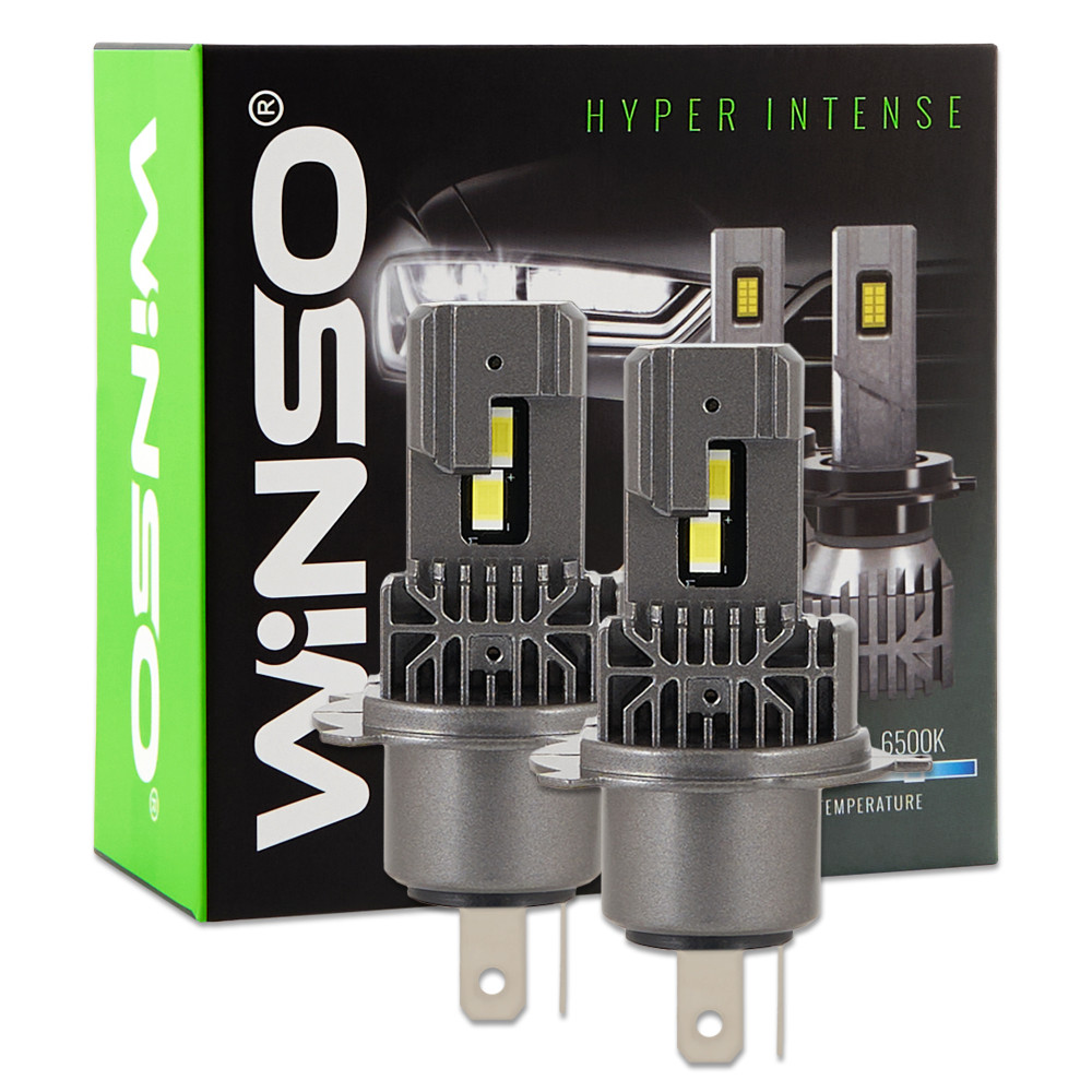 Автолампа Winso LED H4 12/24V 30Вт 3000Лм 6500K CSP3570 2шт Львів - фото 1