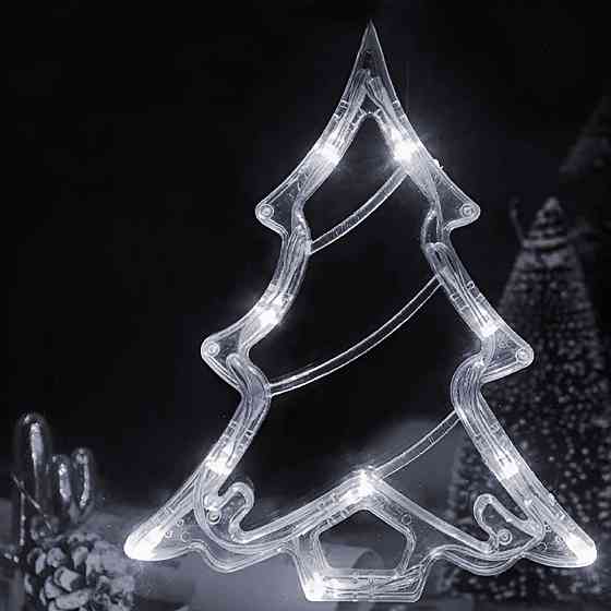 Гірлянда штора світлодіодна GarlandoPro зірка та ялинка 120LED 3х0,9 м 8 режимів Білий 1733071W Коломия