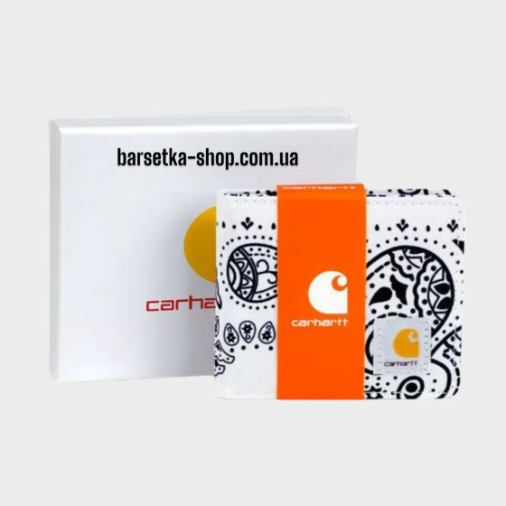 Гаманець Carhartt 11х9 синій/білий (у коробці) Запоріжжя