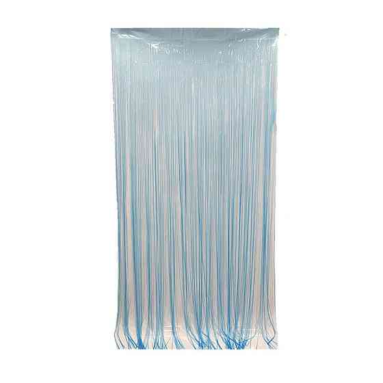 Дощик для фотозони флуоресцентний неоновий 2 м на 1 м блакитний Київ