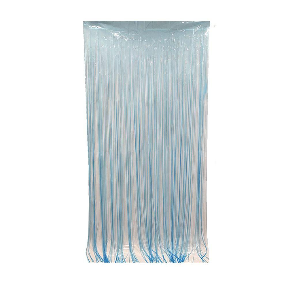 Дощик для фотозони флуоресцентний неоновий 2 м на 1 м блакитний Київ - фото 2