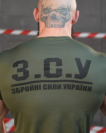 Тактична вологовідвідна футболка SABUR ЗСУ олива ВТ6551 Одесса - изображение 4