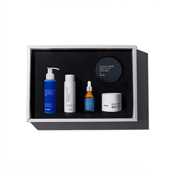 Комплексний б’юті-сет для жирної та комбінованої шкіри Perfect Niacinamide Sebo Balance Hillary Вінниця - фото 2