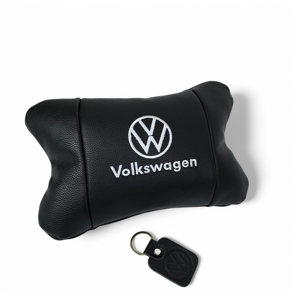 Подушка підголівник метелик Volkswagen 1шт, Подушка на авто сидіння, Подушки під голову в машину OB-82 Львів - фото 12