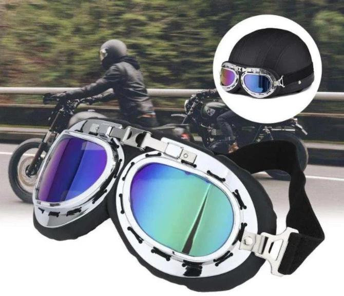 Мотоциклетні окуляри в ретро стилі Луцьк - фото 3