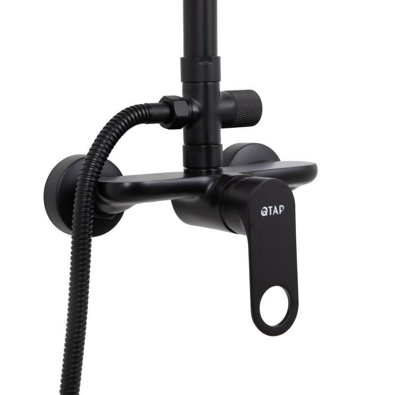 Душова система пристінна Qtap Jay QTJAY110BLM45550 Black Matt Київ - фото 10